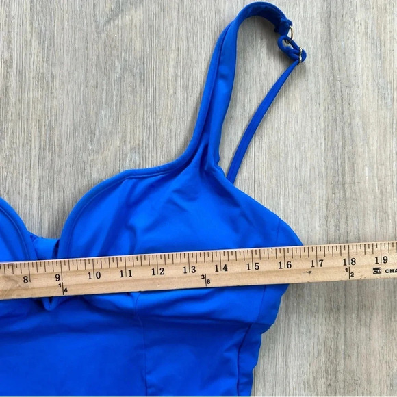 COPY - BECCA Color Code V-Wire One-Piece Swimsuit ultra marine blue womens large - Picture 10 of 11
